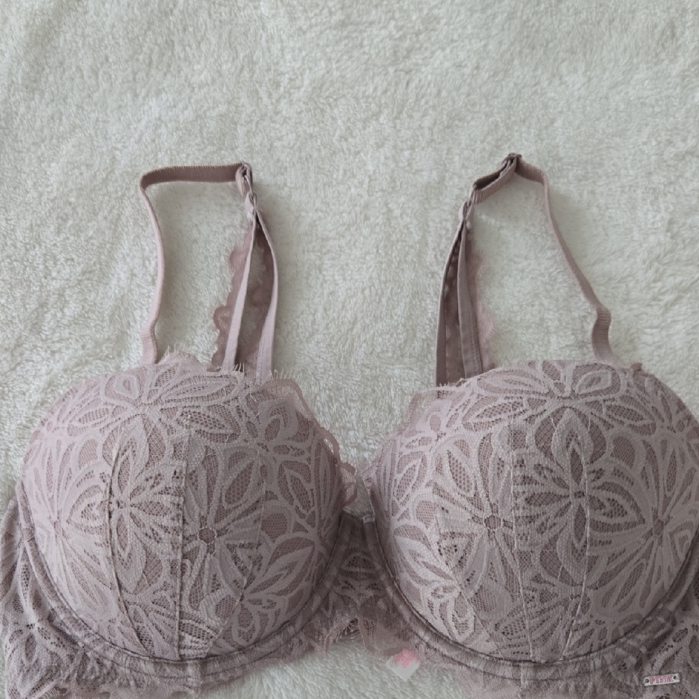 Victoria's Secret PINK--Date Pushup bra - Mauve
